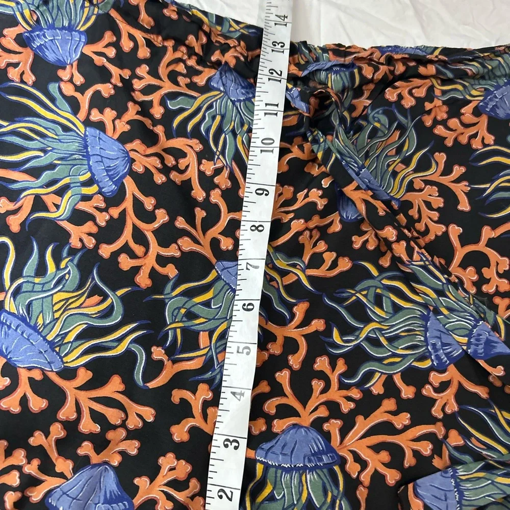 VINTAGE 80s NICK & NORA x SHADY CHARACTER‎ Jelly Fish Print Shorts OSFM RARE